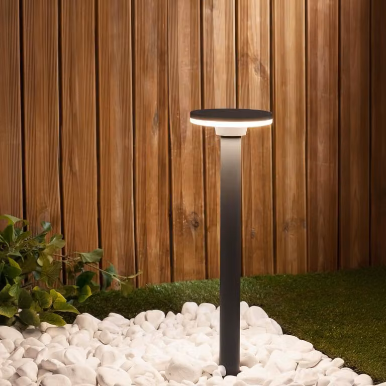 Lampada LED da giardino SUITE, variante: 12 W, 480 lm, 3000 K, grigio