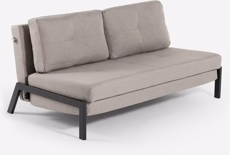divano letto 2 posti design moderno in tessuto soggiorno Bellamy - Grigio