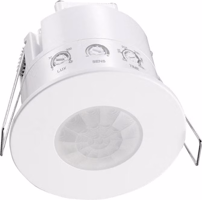 V-TAC Sensore di Movimento Incasso 360° Bianco IP54 600W – SKU 24112