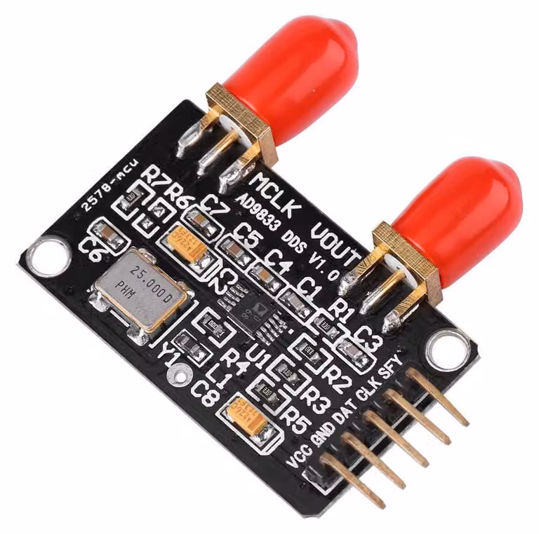 Modulo generatore di segnali DDS, 0–12,5 MHz, onda sinusoidale/triangolare/rettangolare, 2,3–5,5 V