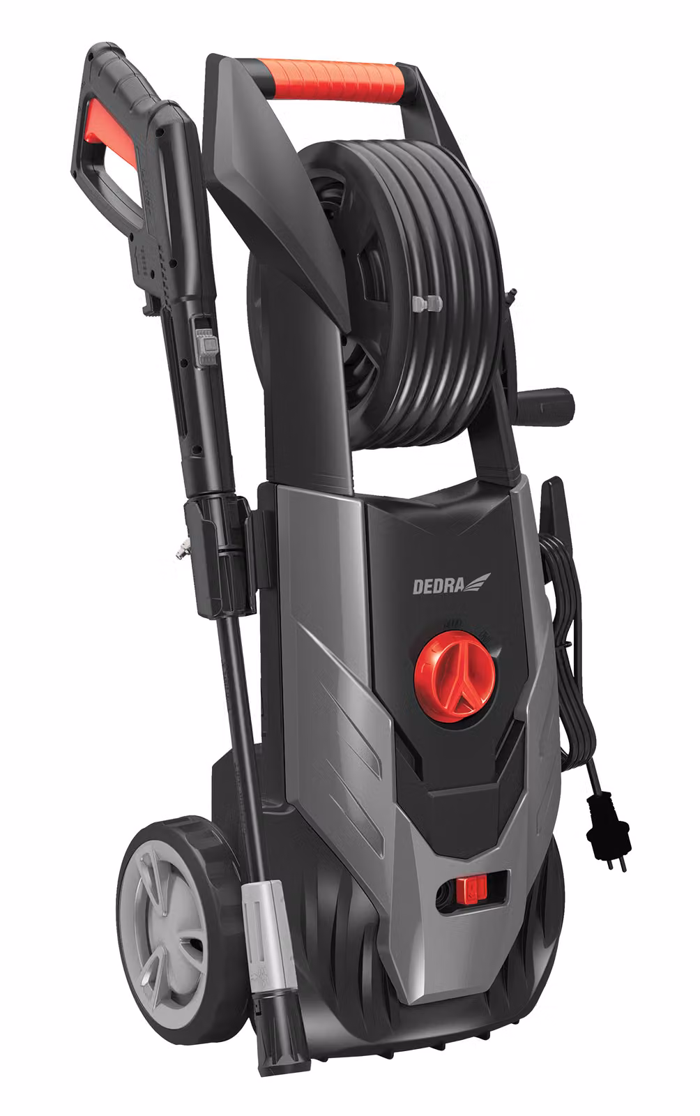 Garden Dedra Ded8821 1900W 130Bar Idropulitrice, Retrattore, Pompa In Alluminio, Avvolgimento Motore In Rame