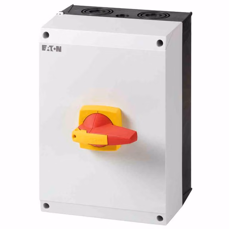 Interruttore generale EATON 125 A, 3 poli, IP65, con custodia per manutenzione/riparazione