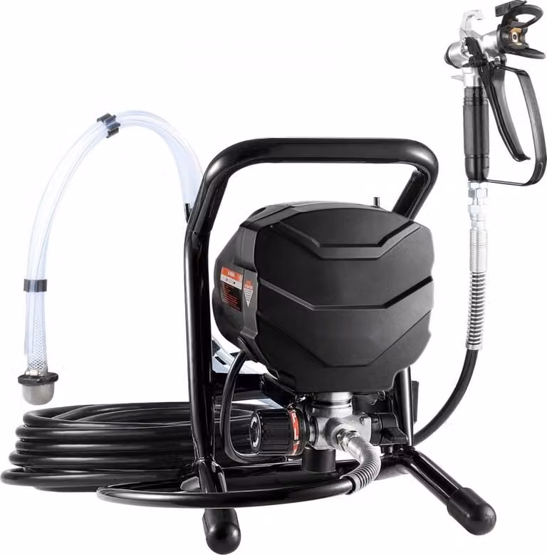 Spruzzatore airless a pavimento - Spruzzatore elettrico 650W - Alta pressione 3000PSI - Sistema di verniciatura efficiente