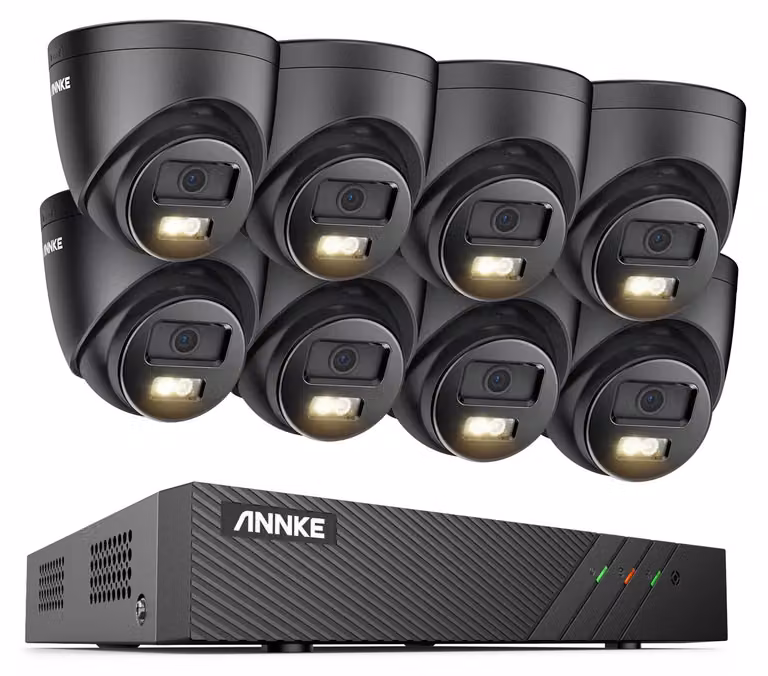 Sistema di sicurezza a 8 canali - Telecamera di sorveglianza - Sistema di videosorveglianza - Kit di telecamere IP - Registratore NVR