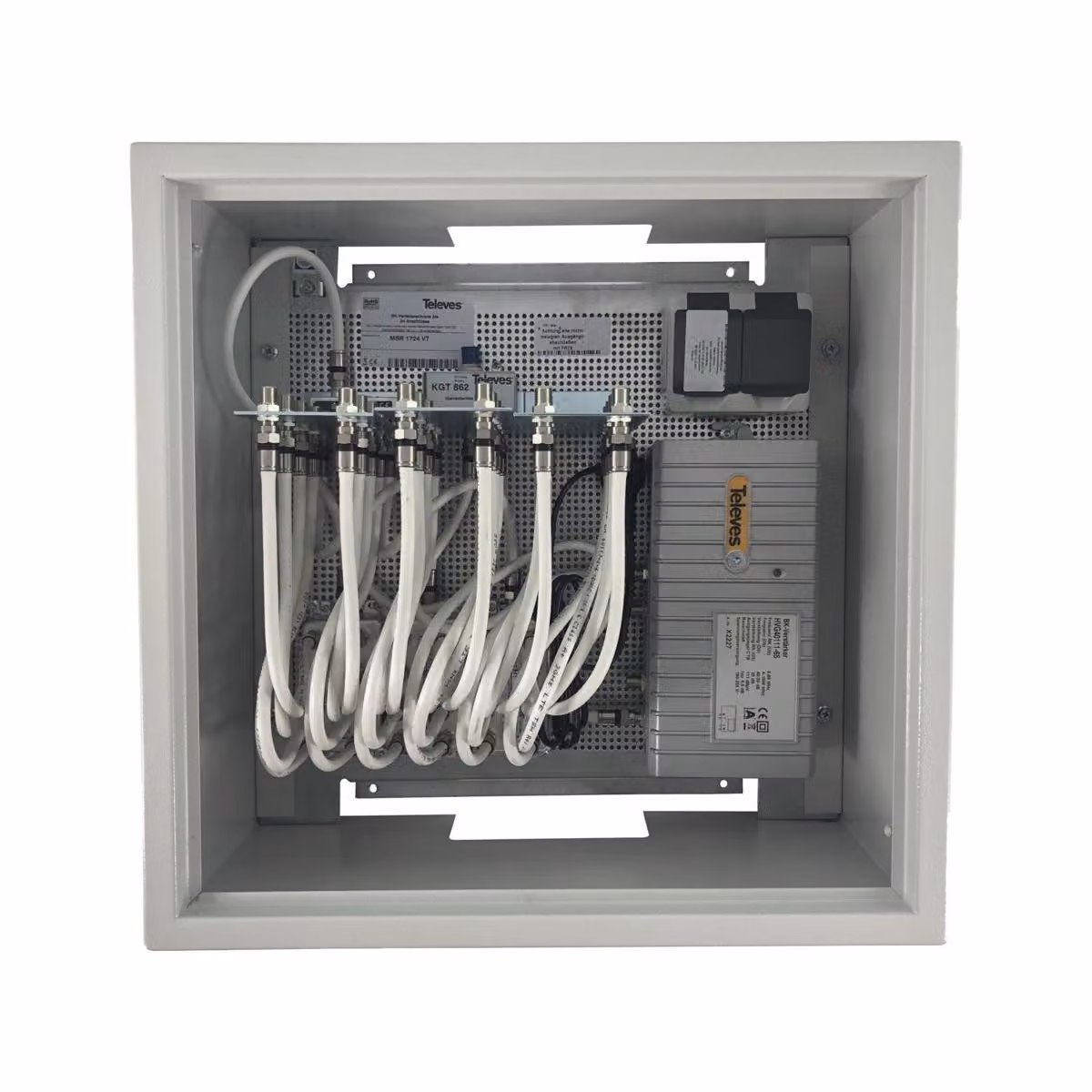 Armadio di distribuzione Televes MSR1724VT BK 17 - 24