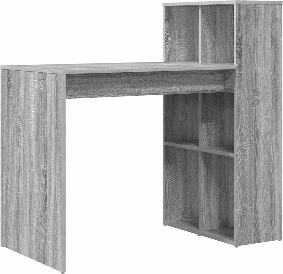 Scrivania Grigio Sonoma 108 x 55 x 103.5 cm Legno multistrato