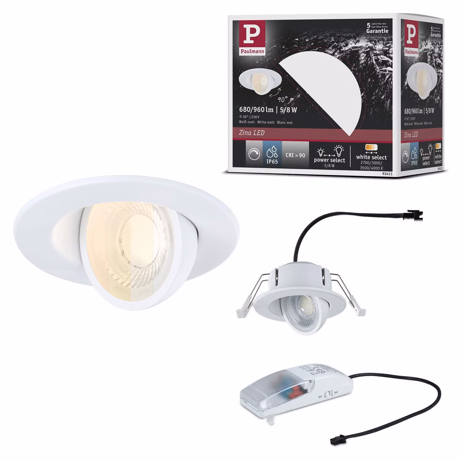 Lampada da incasso a LED Paulmann Zina