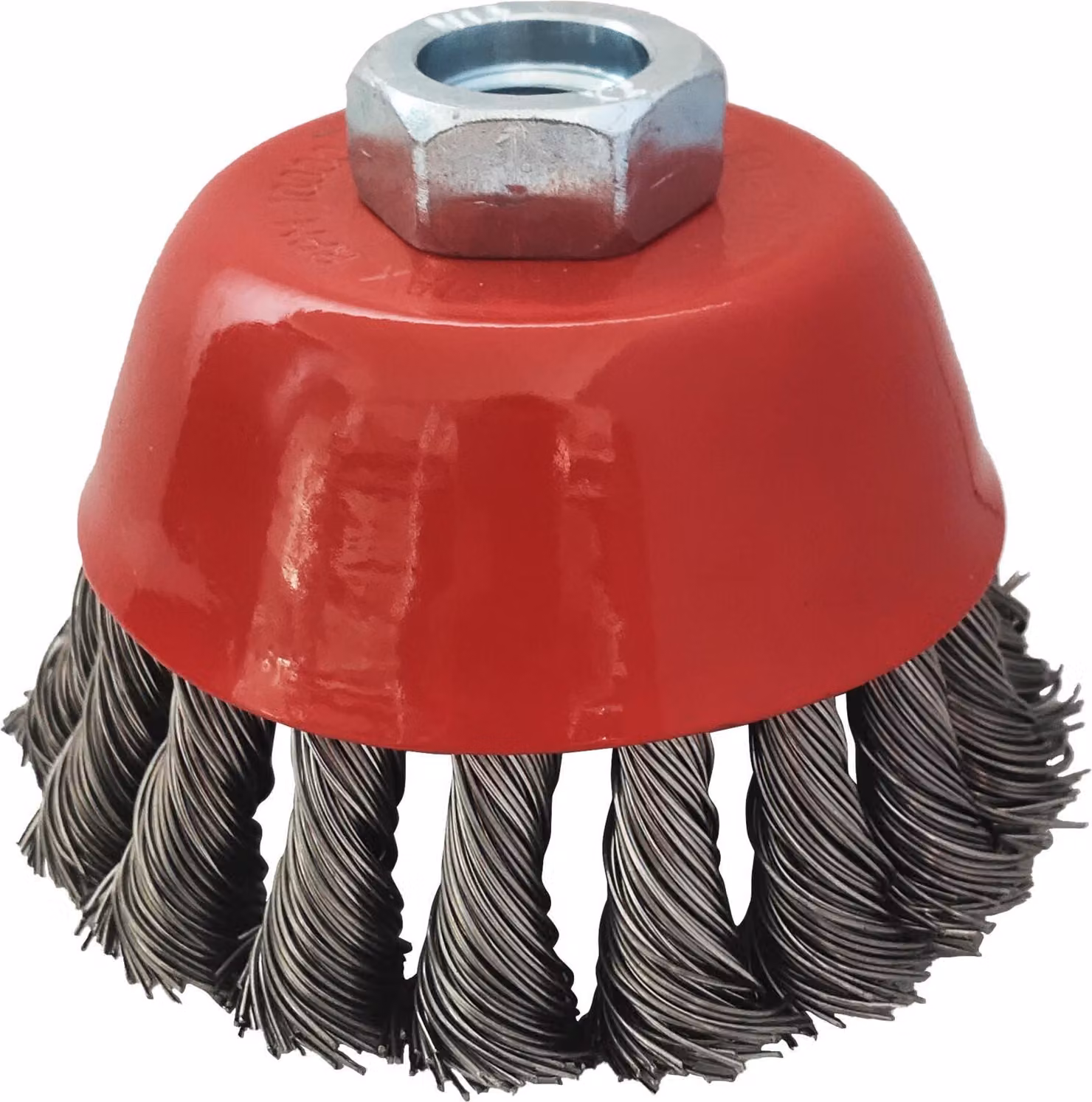 KS Tools Spazzola a tazza in acciaio inox 0,5 mm, ø 90 mm, 340.0027