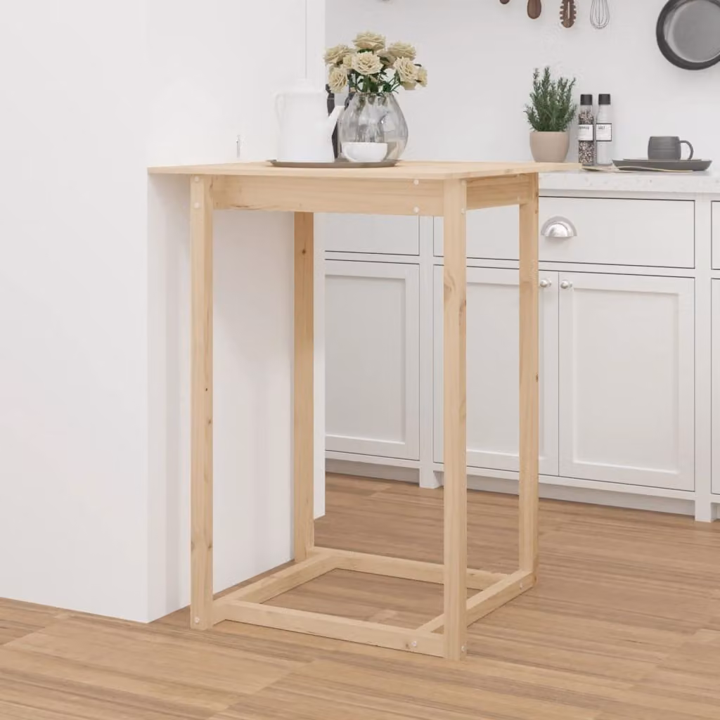 Maison Exclusive - Tavolo da bar 80x80x110 cm in legno massello di pino
