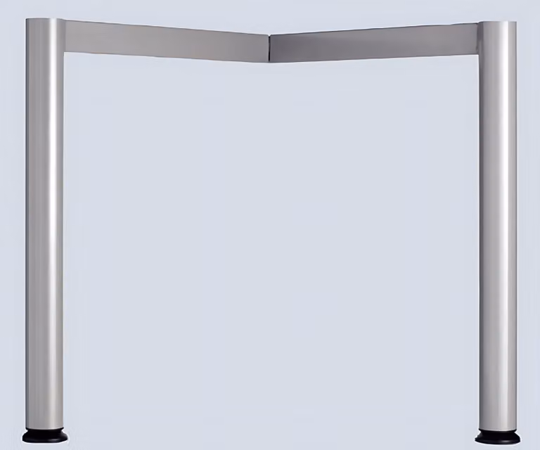 Geramöbel scrivania Lisbon Dr 216,6 X 113 acero/argento