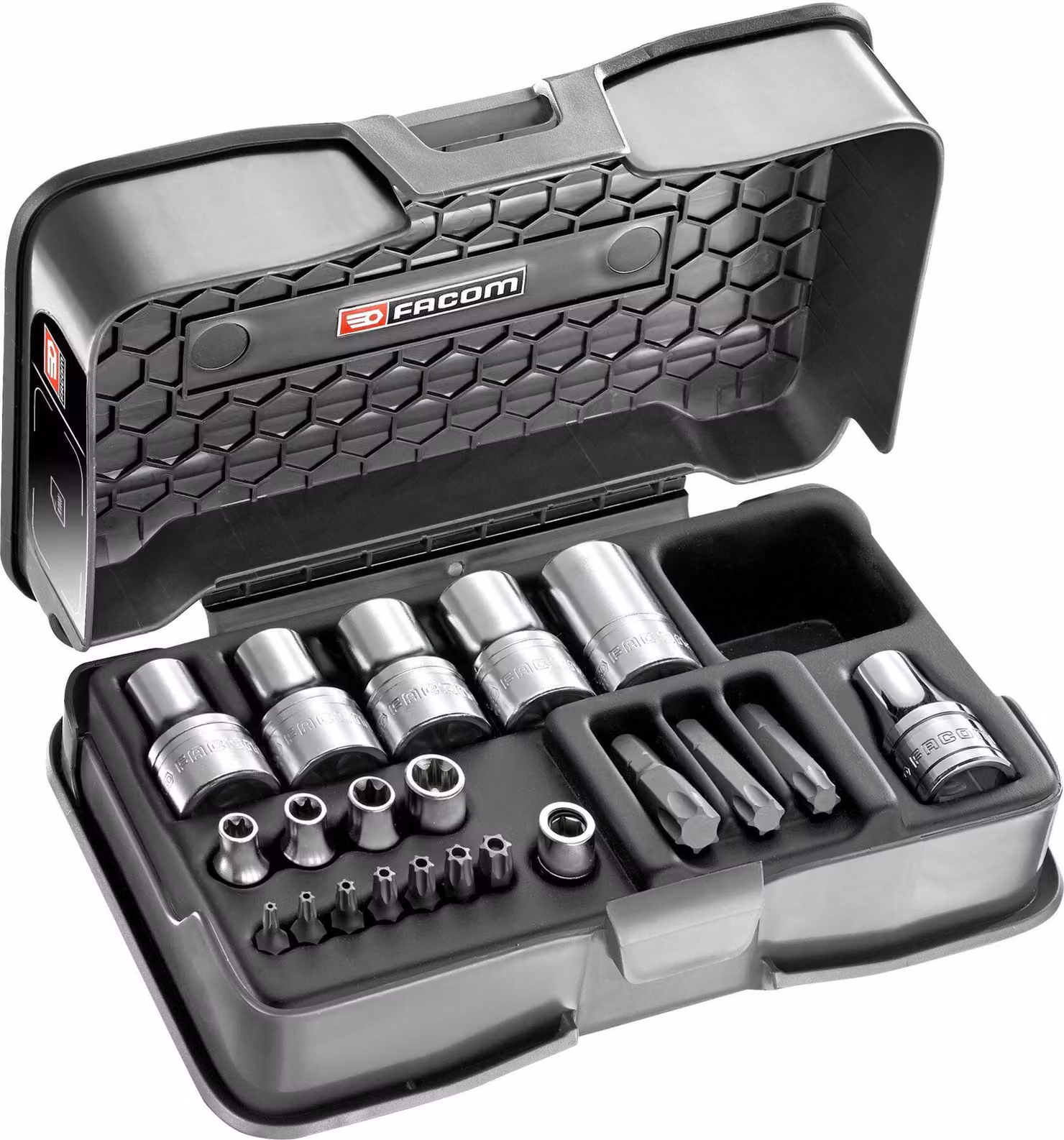 Facom Steckschluessel-Set 1/4Z und Bits Torx