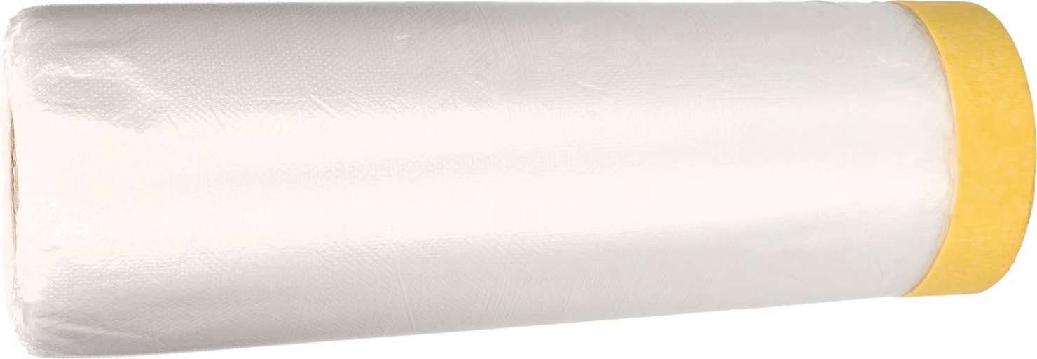 Pellicola di mascheratura KOTARBAU® con nastro adesivo 200mm x 20m per lavori di pittura e ristrutturazione