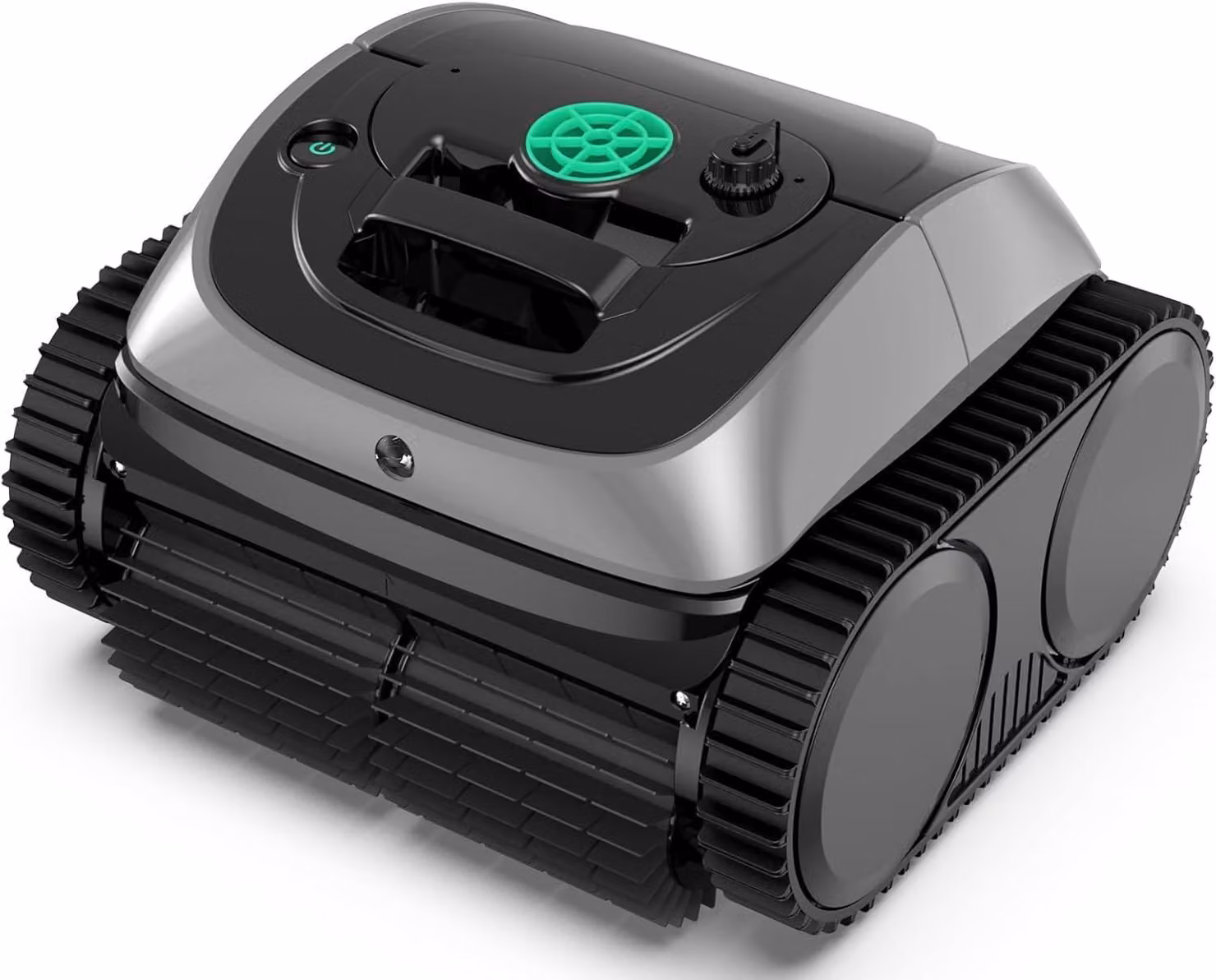 Robot per piscine con pianificazione intelligente del percorso, pulizia completamente automatica del fondo, della linea di galleggiamento e delle pareti, autonomia fino a 150 minuti