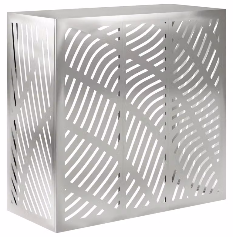 Copertura per climatizzatore Silver 110 x 50 x 105 cm Acciaio zincato