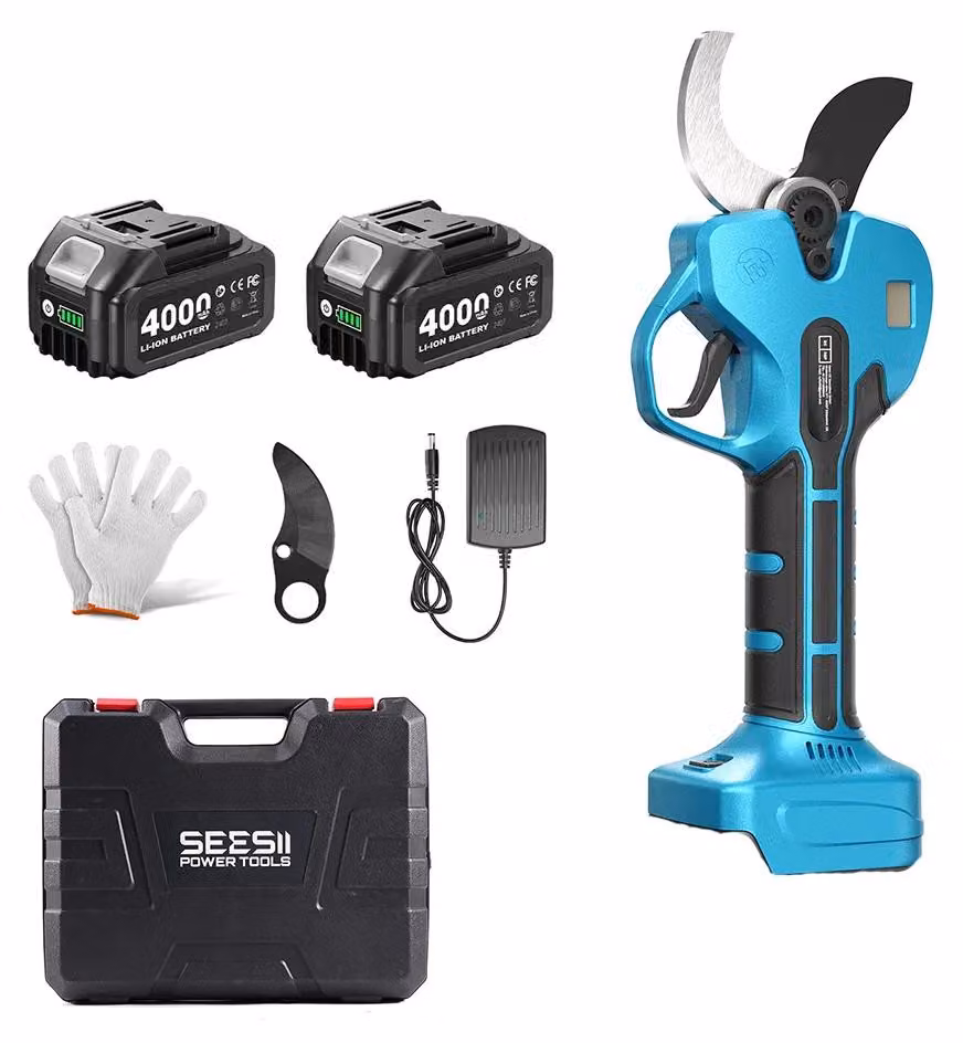 Tagliabordi, motore brushless, display LCD, con 2 batterie da 4,0 Ah