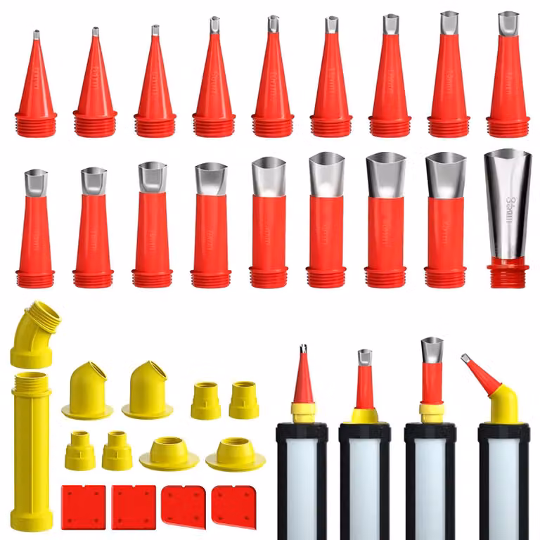 Set di strumenti Delige da 32 pezzi, con beccucci in silicone