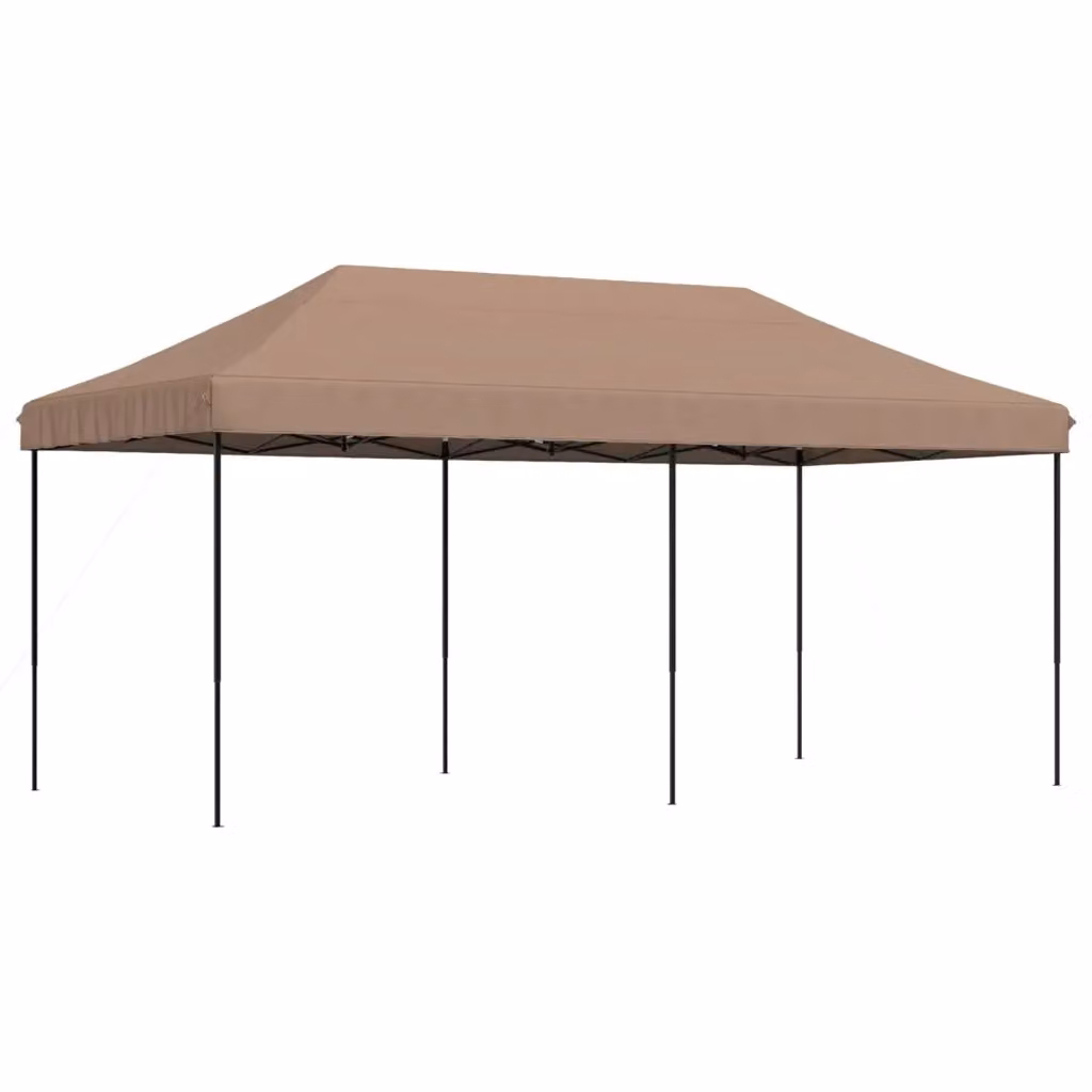 Tenda Party vidaXL Marrone in Tessuto Oxford e Acciaio L/P/H: 580 x 292 x 315 cm – 2