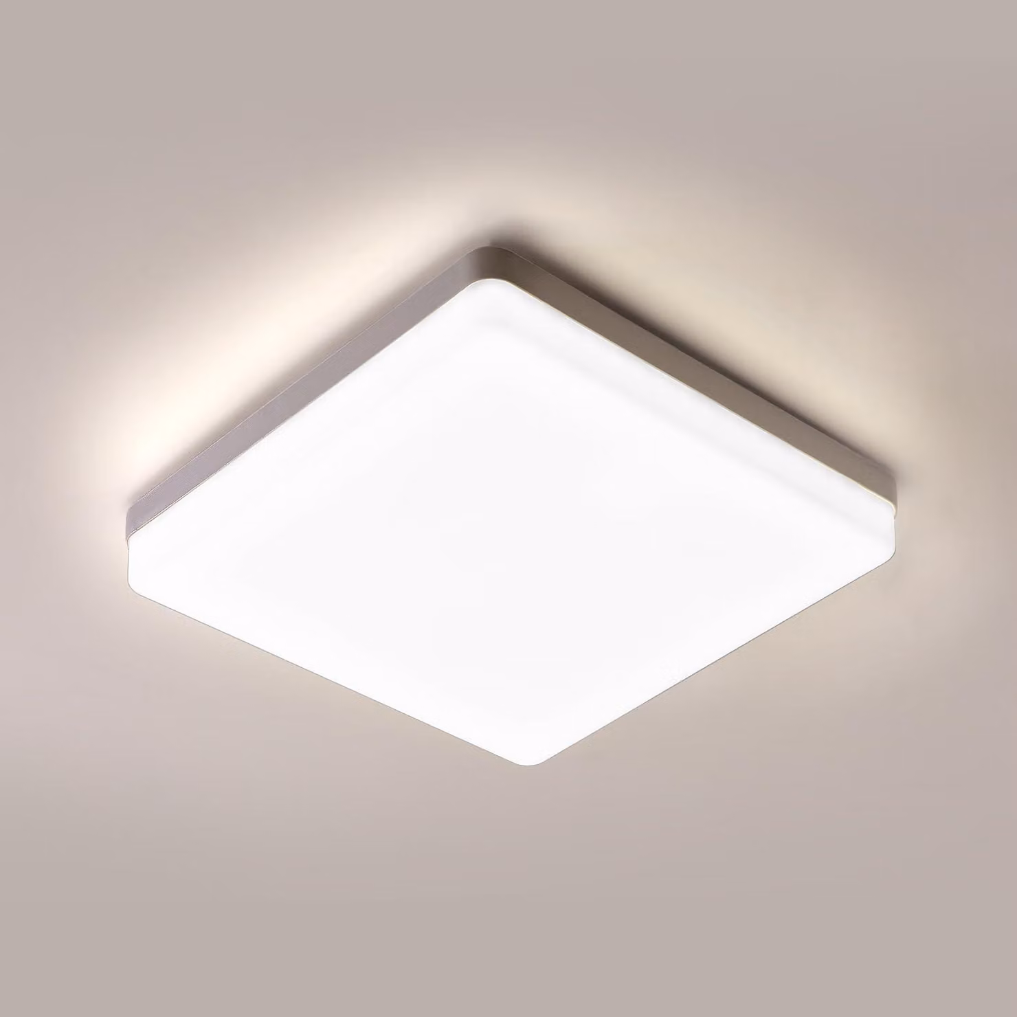 Comely, plafoniera LED piatta, 48W, grado di protezione IP44, resistente all'acqua, ideale per il bagno
