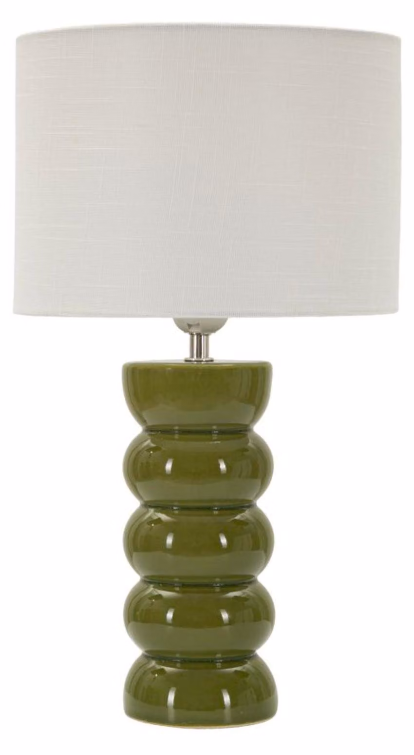 Mauro Ferretti Lampada da tavolo Torr Verde, Ø25x46 cm