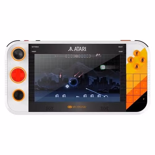 Console portatile retro Atari Gamestation Go bianca ricaricabile DGUNL 7189 – 2