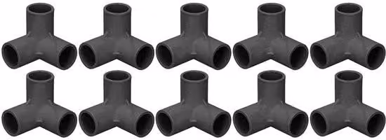 Raccordo circolare con valvola in PVC da 25 mm