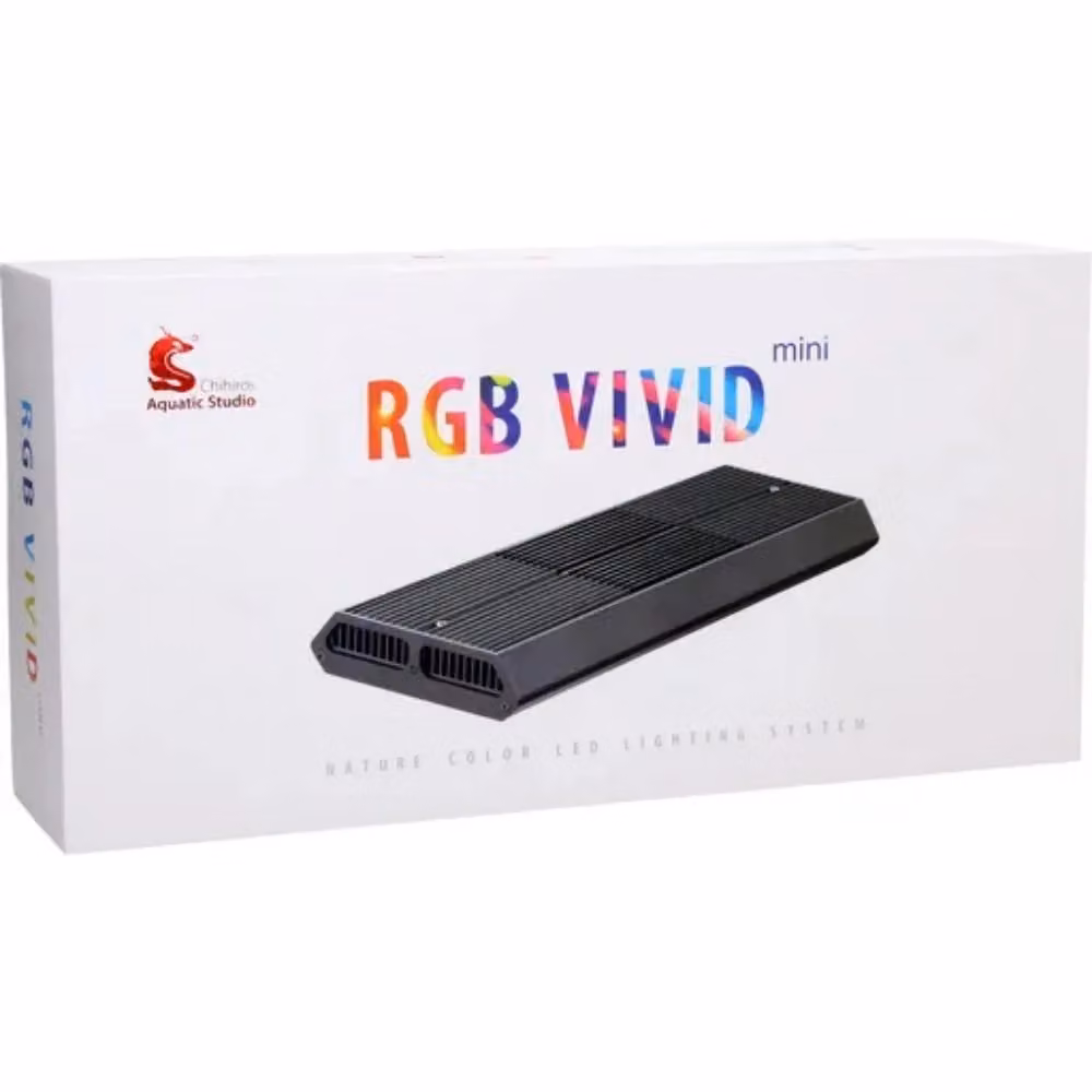 Chihiros RGB Vivid II mini plafoniera LED da 75W nera con controller Bluetooth integrato – 2
