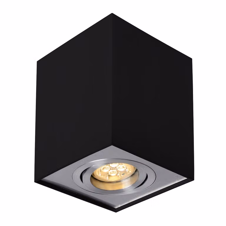 Lampada da soffitto Lampada da incasso Downlight Rettangolare Alluminio nero GU10 Attacco orientabile