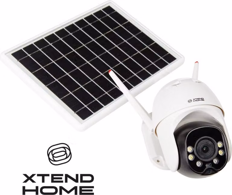 Xtend Home SO110/ Telecamera solare 4G/ 1080p/ 4mm/ IP65/ Solare/ IR fino a 15m/ Tuya SK e SK