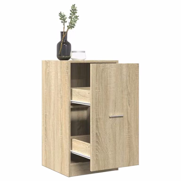 Armadietto da farmacia a parete vidaXL in Rovere Sonoma, marrone, L/P/H: 40 x 41 x 77,5 cm