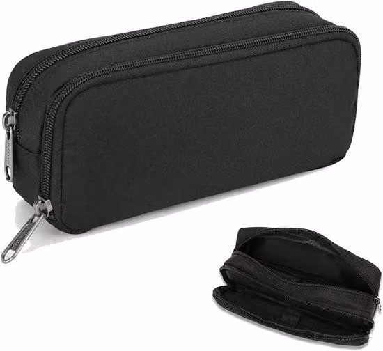 Piccolo organizer da scrivania - 20x9 cm - Organizer per oggetti da scrivania - grande capienza - con chiusura a scatto - per adulti
