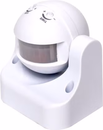 Sensore di movimento LED da incasso, campo visivo 180°, tecnologia PIR a infrarossi, 230 V, potenza massima 300W