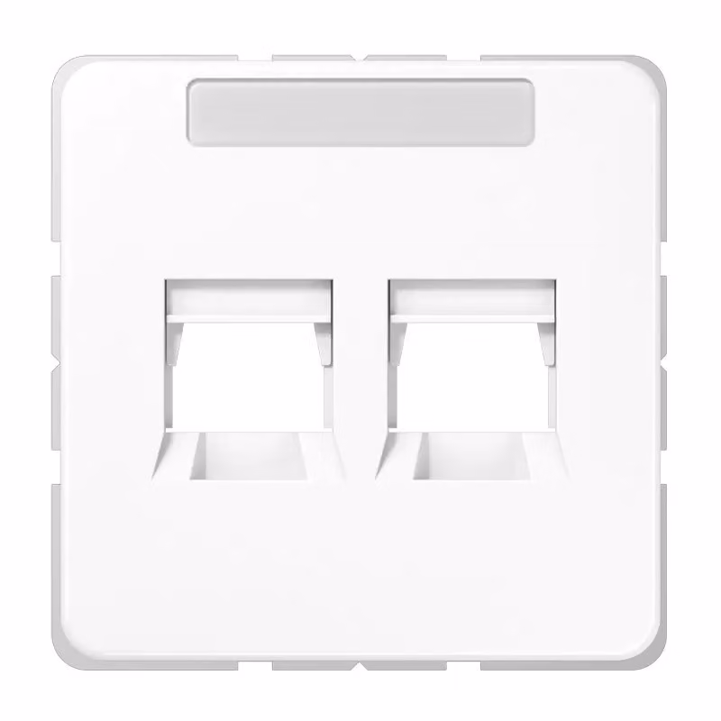 Jung CD569-25WEWW Copertura con campo di scrittura 6 x 37 mm bianco alpino