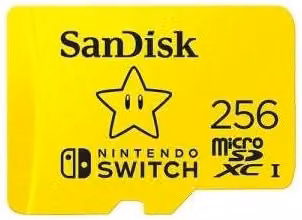SanDisk MicroSDXC V30 Memoria Flash da 256 GB Gialla