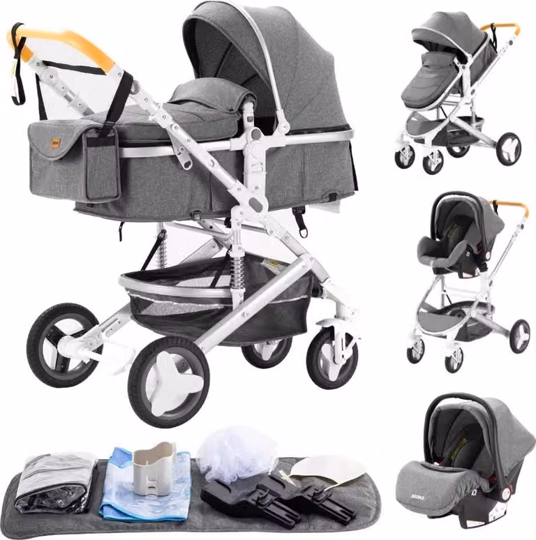 Passeggino, design multifunzionale, leggero e compatto, 530 grigio