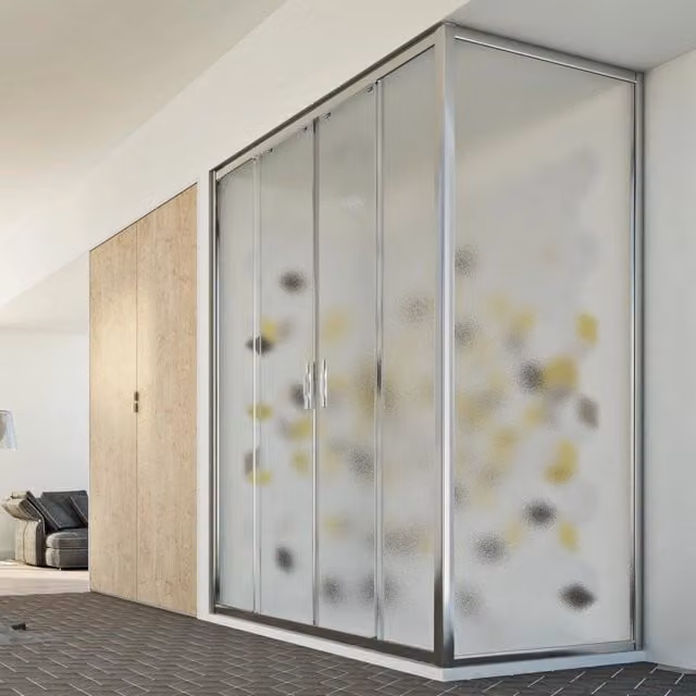 Box Doccia 90x150 CM H198 stampato C mod. Young Duo 2 Ante
