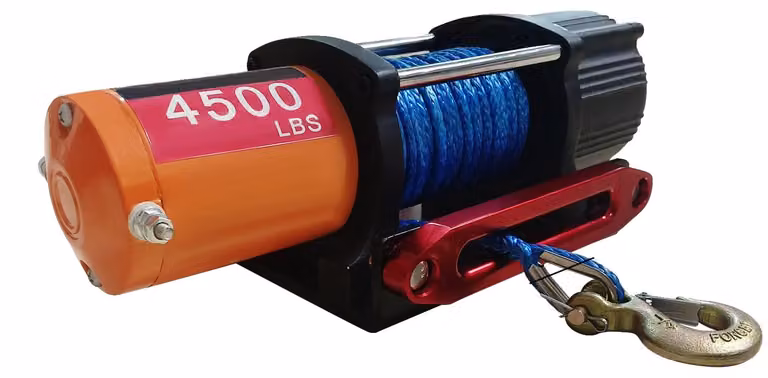Verricello elettrico, capacità di carico 4500 libbre, design impermeabile, nylon 4500 libbre