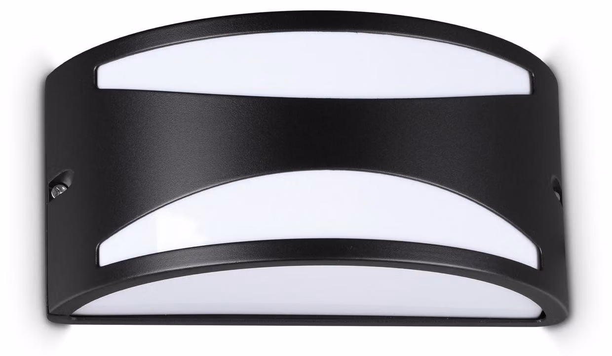 Lampada REX-3 Finitura Nero Dimmerabile E27 IP44 Ideal Lux
