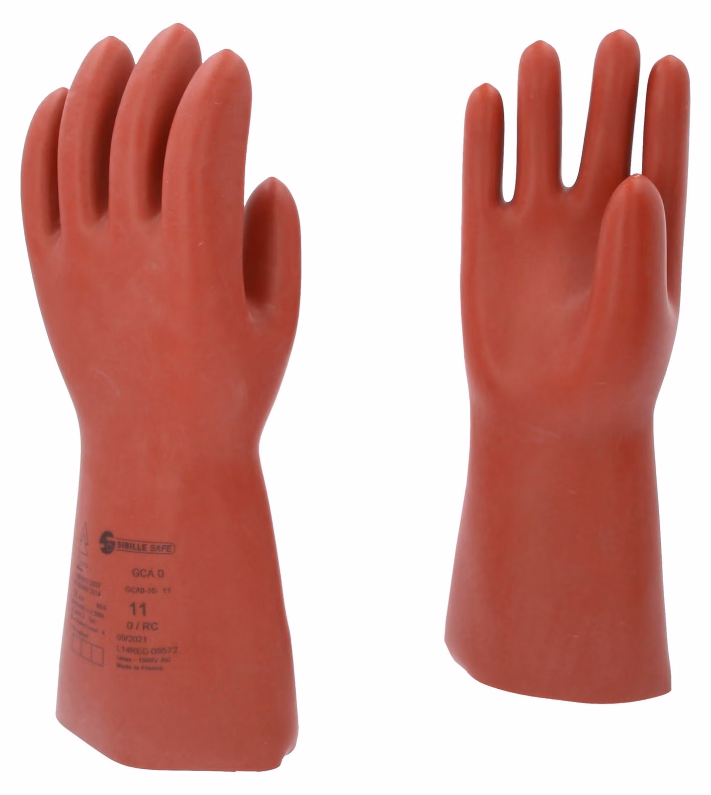 KS TOOLS Guanto di protezione per elettricisti con protezione meccanica e termica taglia 11 classe 0 rosso - 117.0088
