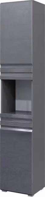 Mobile bagno alto Fredd Vicco colore antracite lucido L: 36.4 cm, H: 190.5 cm, P: 26.7 cm – 1