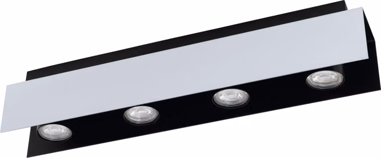 EGLO 97397 VISERBA Plafoniera LED alluminio nero GU10 4x5W