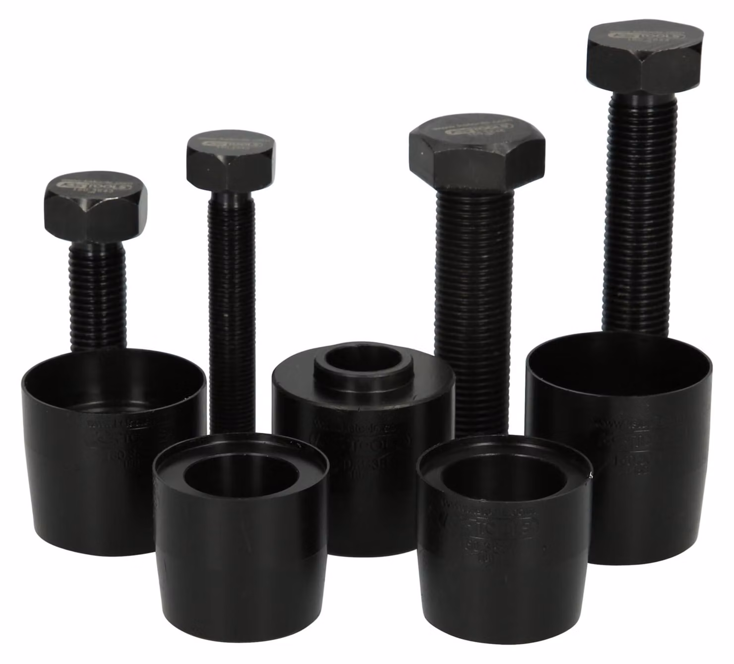 KS TOOLS Set di utensili per il montaggio di paraolio e guarnizione radiale dell'albero in teflon 9 pezzi - 150.3635