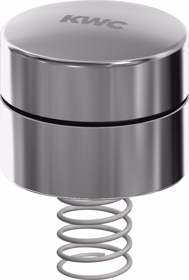 KWC AR tappo di pressione, AQUALINE, DN20, interamente in metallo, 2000105097