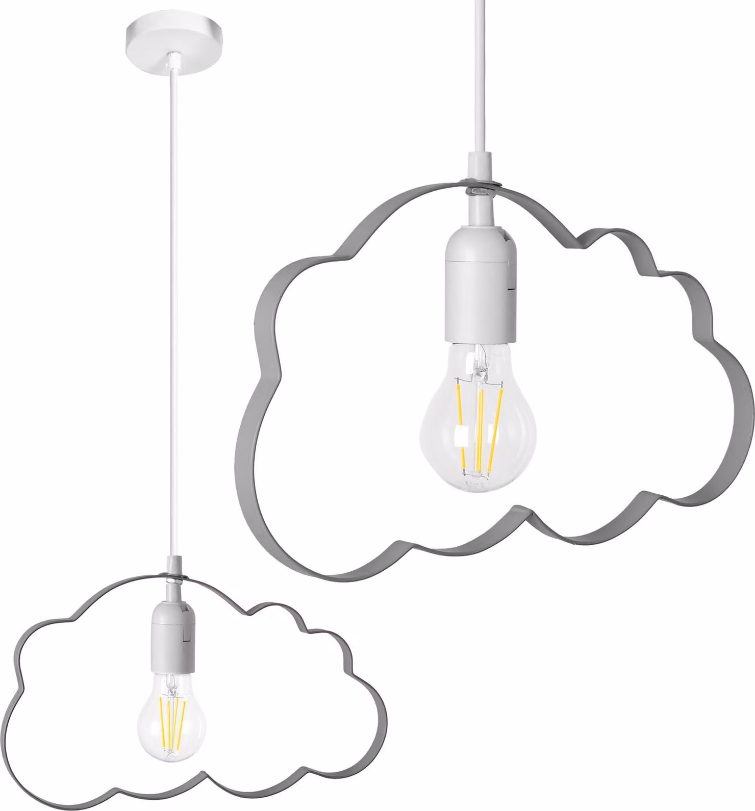 Lampada tooLight Lh2077-2 Grey