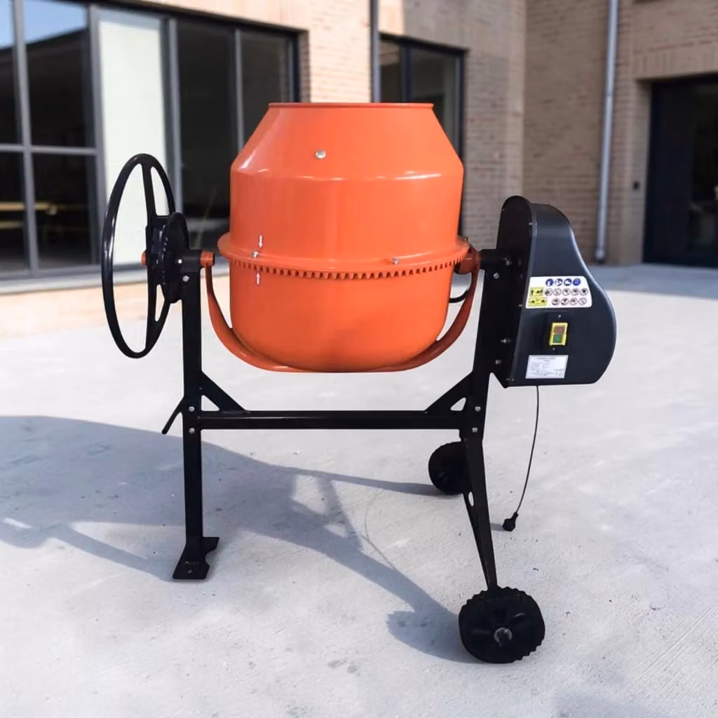 Betoniera SIM 180 da 180 Lt con motore da 850W e alimentazione 230V, colore arancione – 2