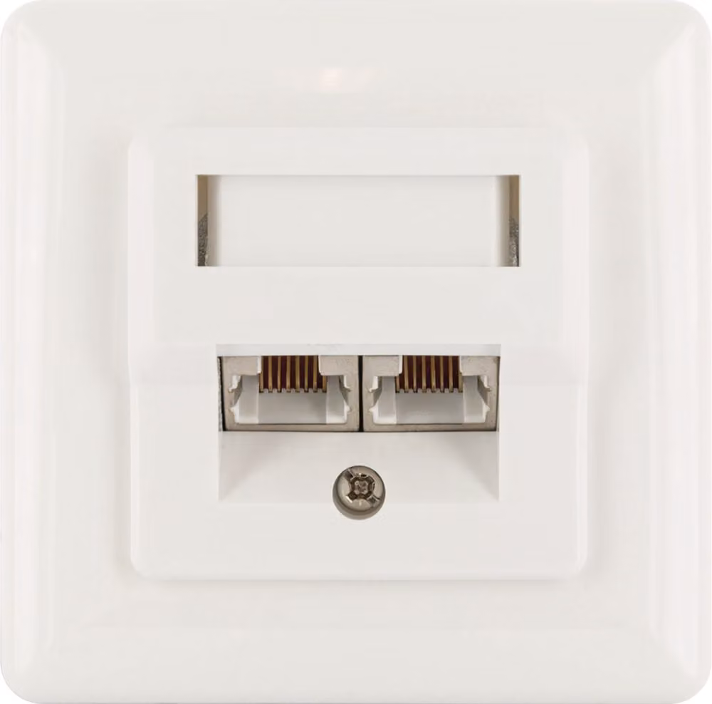 Schwaiger Anschlußdose CAT6/AP