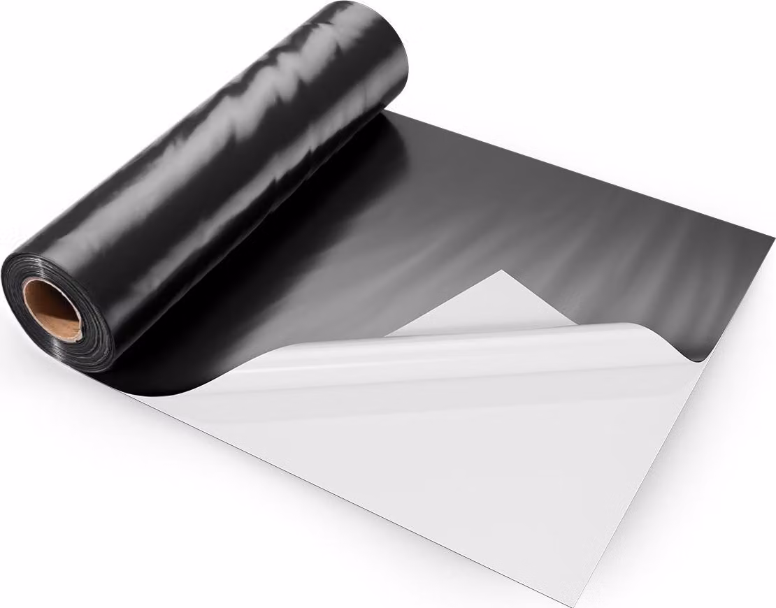 SucceBuy Rotolo da 10' x 100' di teli di plastica per impieghi gravosi, spessore 6 mil. Ideale per l'uso come scossalina di plastica, telo da pittore. Per la barriera al vapore nei vespai, bifacciale (bianco e nero)