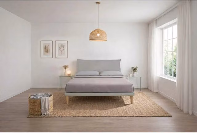 Letto imbottito Letto Matrimoniale alla Francese 140x190 cm Soft - Similpelle,Tortora,Con rete