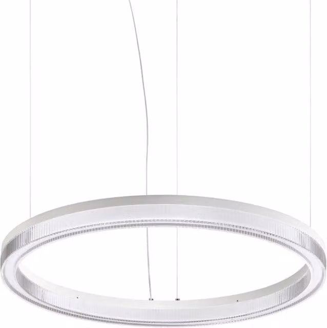 Lampada A Sospensione Crown LED 31W Luce Calda Bianco Altezza Regolabile Ideal Lux