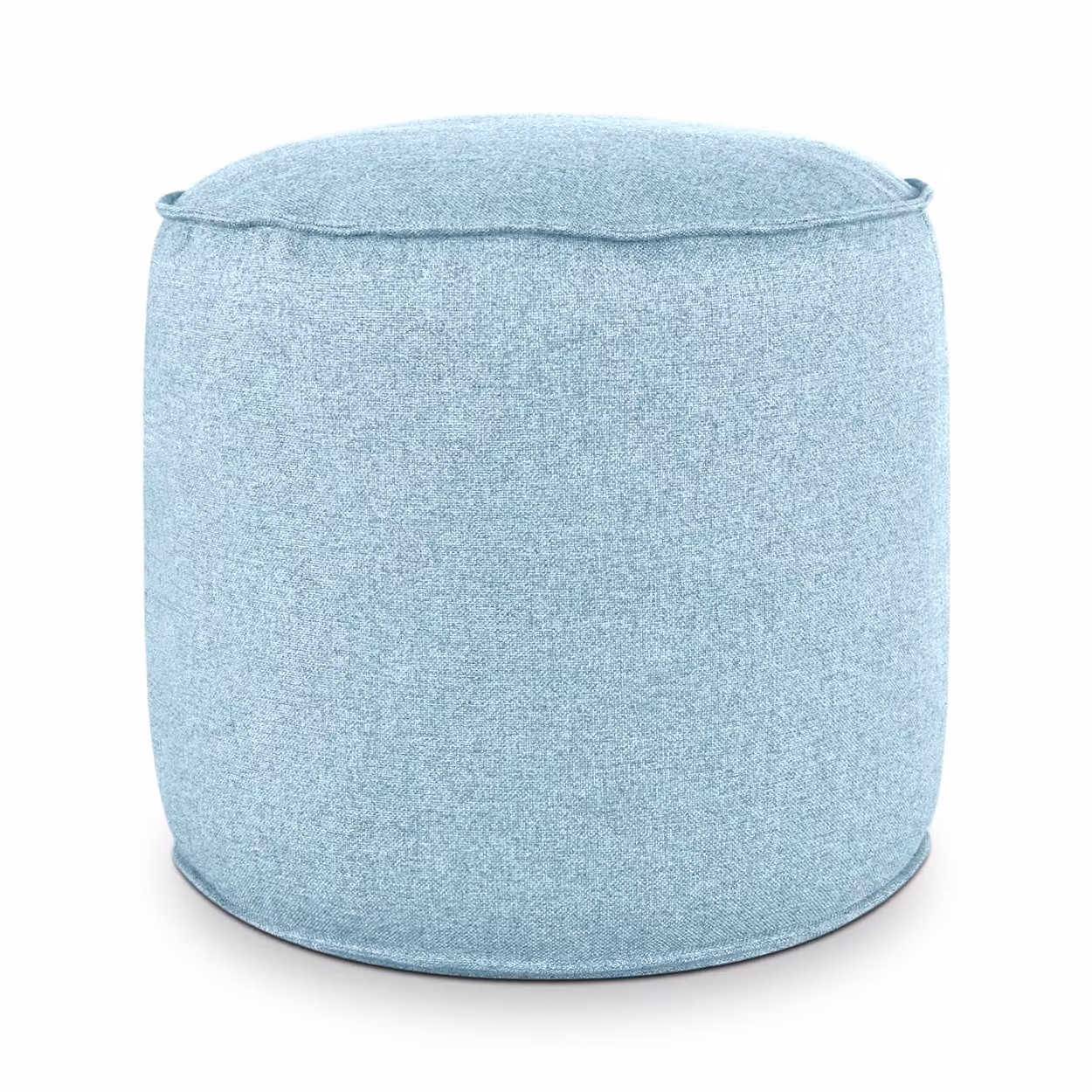 Pouf Rotondo da Interno & Esterno Piuma S Celeste
