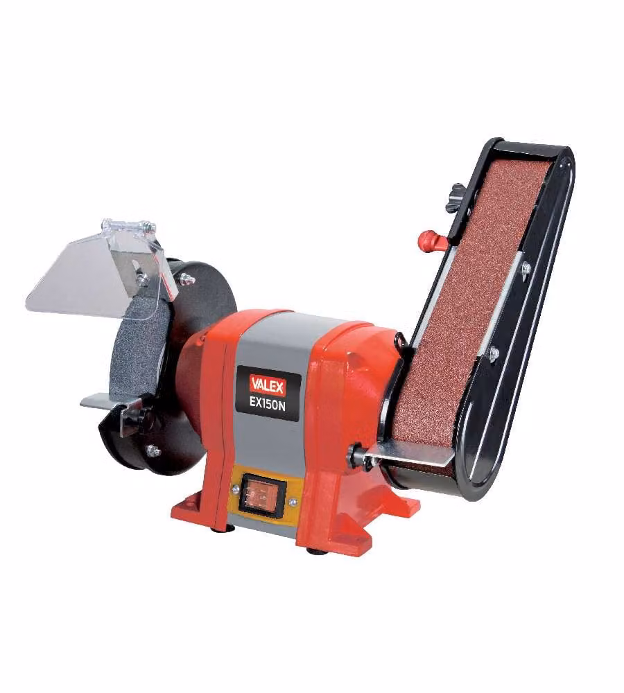Valex Smerigliatrice da Banco Combinata 250W Rosso Nastro 686x50mm